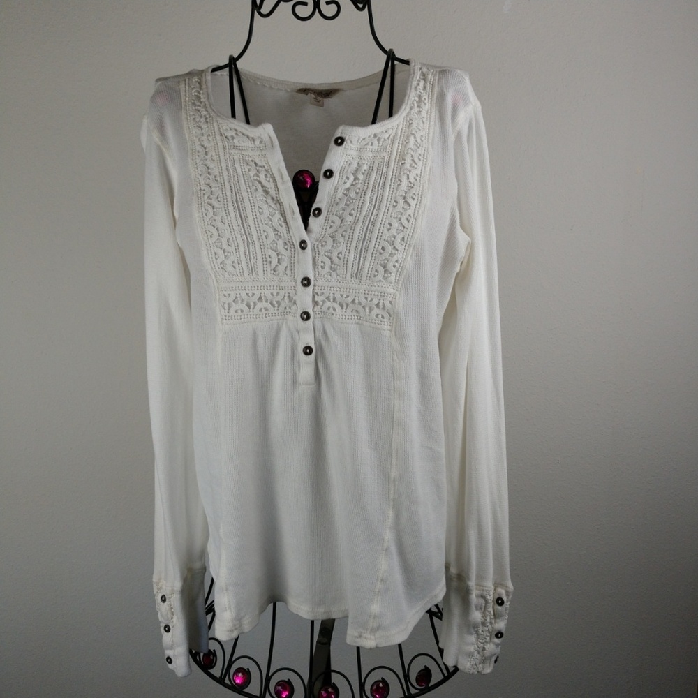 Lucky Brand Boho Thermal sz xl EUC